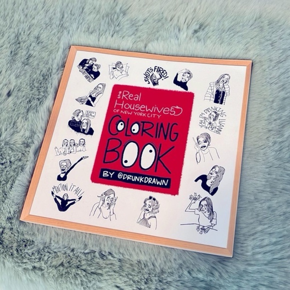 Real Housewives of New York City coloring book. 🖍️ ✍️ New!!!